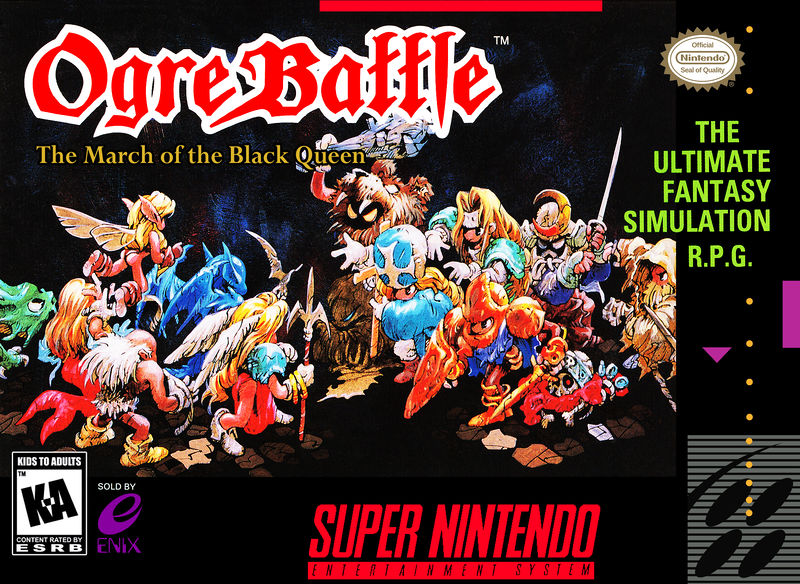 Ogre Battle The March of the Black Queen - Best SNES RPGs