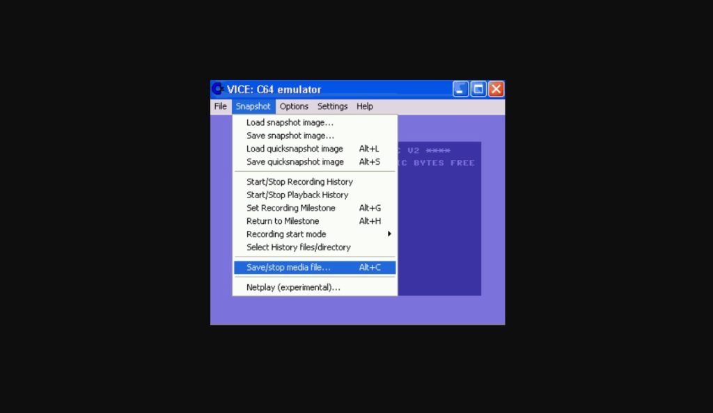 Best emulator for PC Versatile Commodore Emulator (VICE)